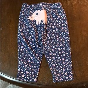 Floral Elephant Leggings